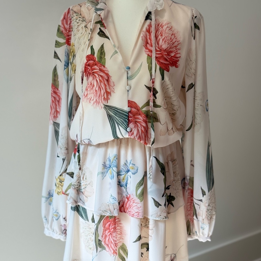 YUMI KIM Floral Long Sleeve Dress